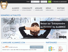 Tablet Screenshot of alumnice.com